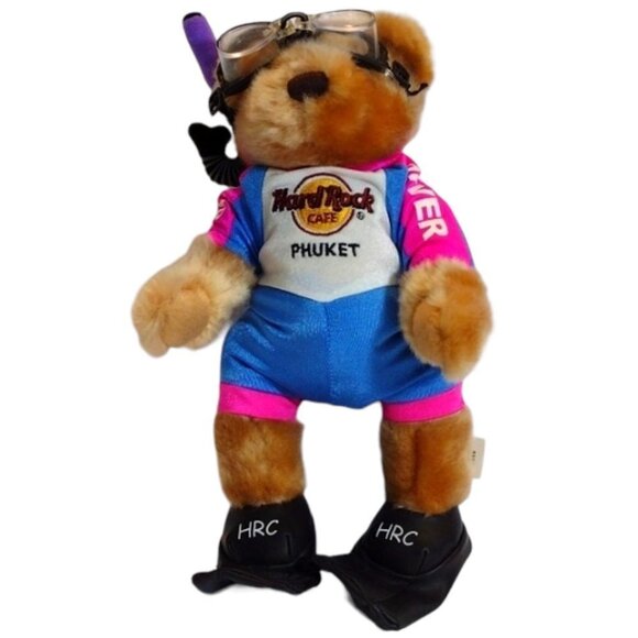 Herrington‎ Teddy Bear Scuba Diver Hard Rock Cafe Phuket Thailand 2008 - Picture 1 of 11